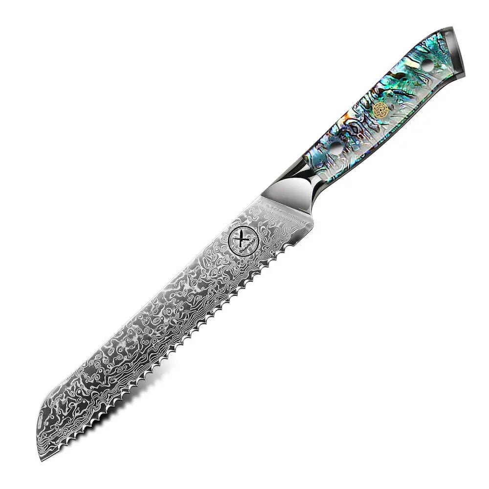 Damast Brotmesser Abalone Damastshop.de - Damastshop