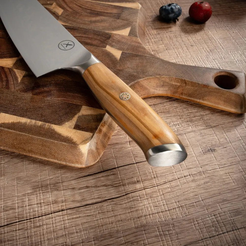 Damast Chefmesser Olive Damastshop.de - Damastshop