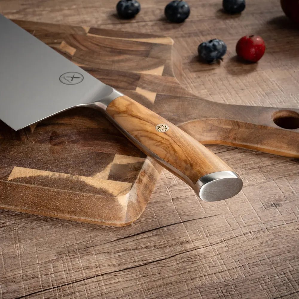 Damast Hackmesser Olive Damastshop.de - Damastshop