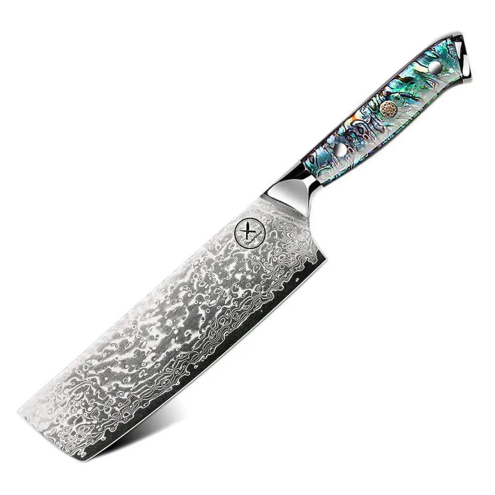Damast Nakiri Abalone Damastshop.de - Damastshop
