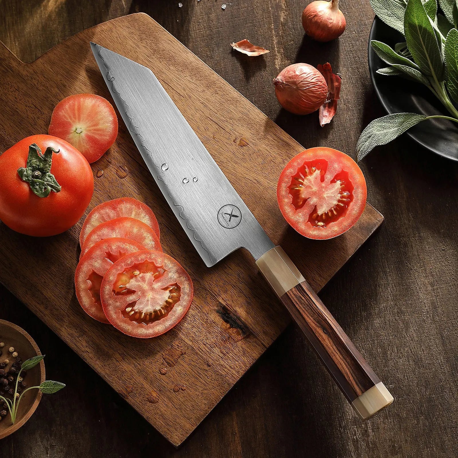 Japan ZDP-189 Bunka – Oktagonaler Griff aus Eisenholz & weißem Horn Damastshop.de - Damastshop