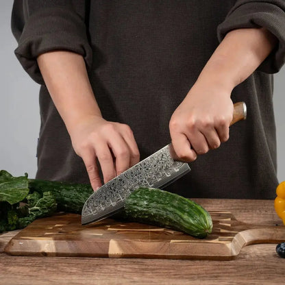 Damast Santoku Olive Damastshop.de - Damastshop