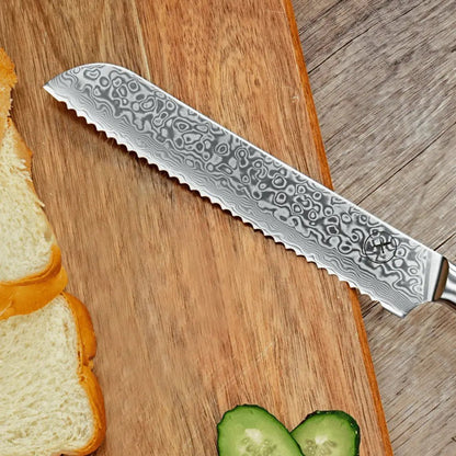 Damast Brotmesser Bergahorn Damastshop.de - Damastshop