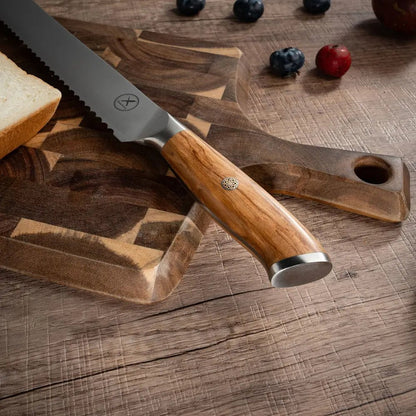 Damast Brotmesser Olive Damastshop.de - Damastshop