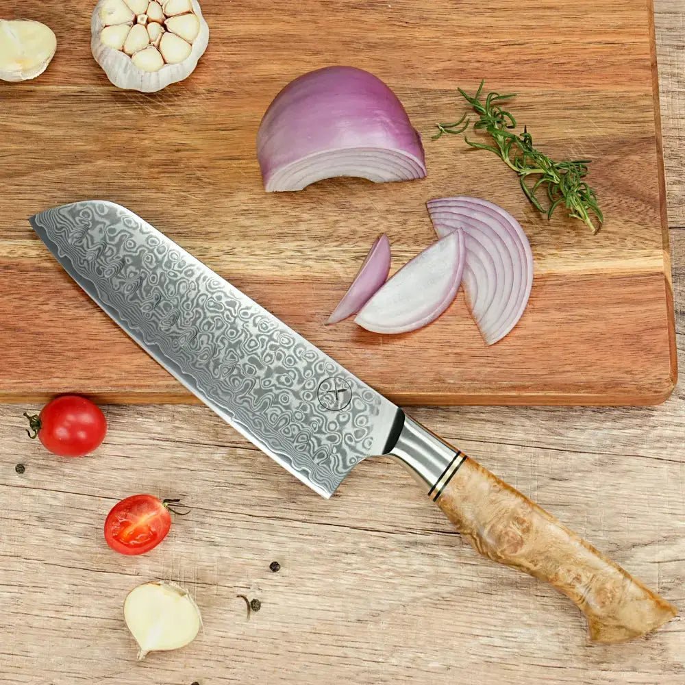 Damast Santoku Bergahorn Damastshop.de - Damastshop
