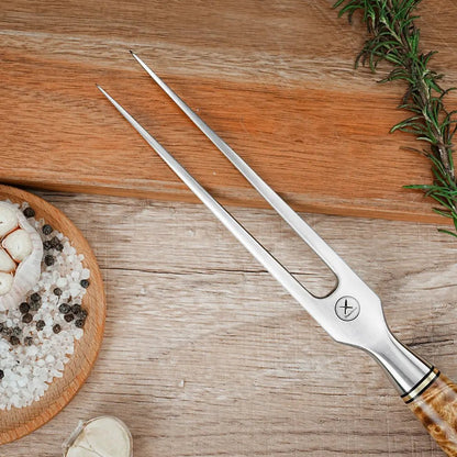 Damast Messer Tranchier Duo Bergahorn Damastshop.de - Damastshop