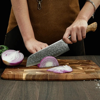 Damast Santoku Bergahorn Damastshop.de - Damastshop