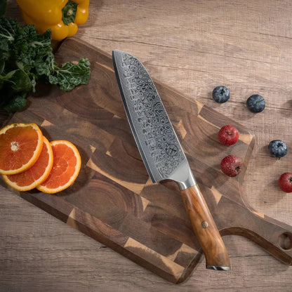 Damast Santoku Olive Damastshop.de - Damastshop