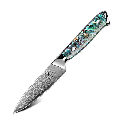 Damast Schälmesser Abalone Damastshop.de - Damastshop