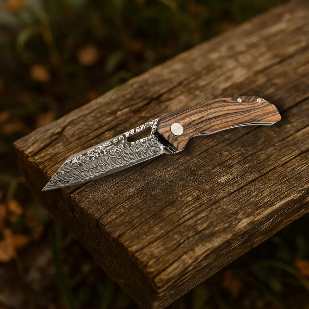 Damast Taschenmesser Cocobolo Damastshop.de - Damastshop