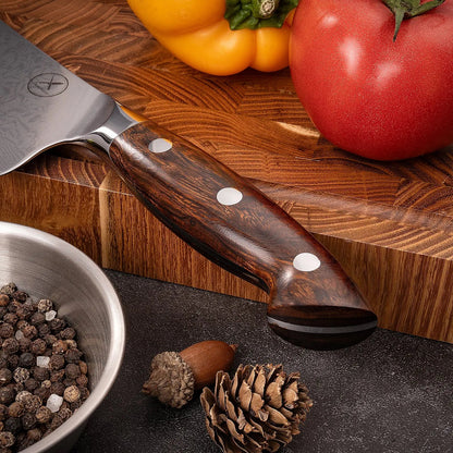 Premium Damast Chefmesser Eisenholz Damastshop.de - Damastshop