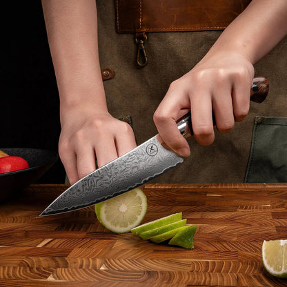 Premium Damast Universalmesser Eisenholz Damastshop.de - Damastshop