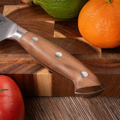 Premium Damast Universalmesser Walnuss Damastshop.de - Damastshop